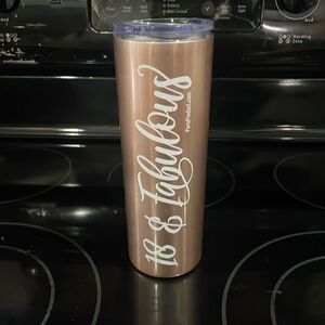 18 & Fabulous tumbler